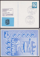 Mi-Nr. PP31 B2/02b, "Boeing 737- Flensburg", 1968, Pass. Sst. - Postales Privados - Usados