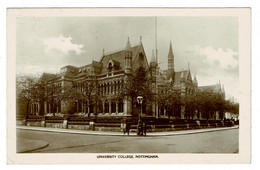 Ref 1493 - 1925 Real Photo Postcard - University College Nottingham - Nottingham