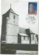 LINCENT - L'église De RACOUR      Maximumkaarten - Lincent