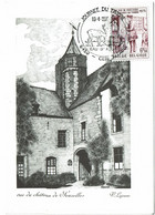 Cerfontaine Senzeilles, Le Château   Journee Du Timbre Maximumkaarten - Cerfontaine
