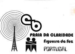 Postal  De Radio -amador- PRAIA DA CLARIDADE-FIGUEIRA DA FOZ - Radio