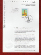 🗽 " PARIS / TOUR EIFFEL " Sur Notice Officielle 1er Jour De 2004  N° YT 3685. Parfait état. FDC - Monumenti