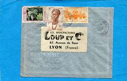 MARCOPHILIE-DAHOMEY- Lettre >Françe Cad Natitingou 1959--3 Stamps A O F - Lettres & Documents