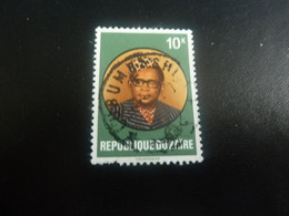 Zaire - Général Mobutu - Président - Val 10 K - Multicolore - Oblitéré - Editions Courvoiser - - Usati