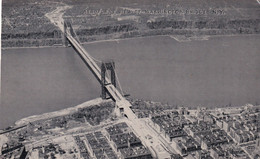 Aéroplane View Of Washington Bridge, N.Y - Brücken Und Tunnel