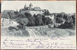 LA SARRAZ - LE CHÂTEAU 1903...  BELLE CARTE - La Sarraz