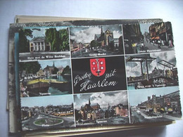 Delcampe - Nederland Holland Pays Bas Haarlem Met Spaarne , Statonsplein En Omgeving - Haarlem