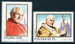 POLAND 1983 Papal Visit MNH / **  Michel 2868-69 - Nuevos