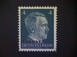 Russia, Scott #N43, Mint (*), 1941, Hitler Overprint Ukraine, 4pf, Slate - 1941-43 Bezetting: Duitsland