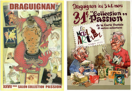 2 CPM 83 - Draguignan Cartes Pour Le 27 Et 31ème Salon Collection Passion - Draguignan