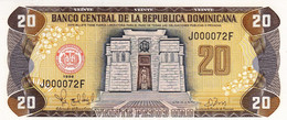 Dominican Republic 20 Pesos 1998 UNC P-154b "free Shipping Via Registered Air Mail" - Repubblica Dominicana