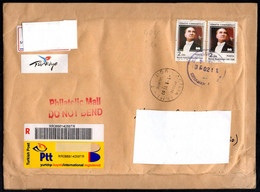 POLITICS - TURKEY ANKARA 2011 - REGISTERED ENVELOPE - MUSTAFA KEMAL ATATURK - Covers & Documents