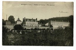 Lot 6 Cpa - Reugny - Château De Launay (vue Générale, Bibliothèque, Façade Sud, Salle à Manger, Chambre) Pas Circulé - Reugny