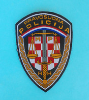 CROATIA PRISON POLICE Official Patch * Police Pénitentiaire Gefängnispolizei Polizia Penitenziaria Policía De La Prision - Police & Gendarmerie