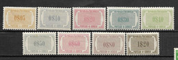 Portugal 1932 - PORTEADO - Tipo "Etiquetas" - Afinsa 45/53 Set Completo - Nuevos