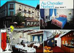 ► CPSM   Chatillon-sur-Chalaronne   Au Chevalier Norbert Hôtel Restaurant - Châtillon-sur-Chalaronne