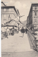 TRIESTE-PONTEROSSO-BELLA ANIMAZIONE-CARTOLINA NON VIAGGIATA -1900-1904 - Trieste