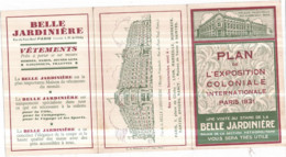 Dépt 75 - Plan De L'EXPOSITION COLONIALE INTERNATIONALE Paris 1931 - Dépliant 3 Volets 14 X 27 Cm - Expositions
