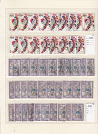 UN LOT DE 165 TIMBRES OBLITéRéS" GRAND FORMAT " - Feuilles, Planches  Et Multiples