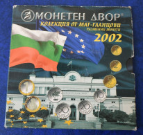 Coins BULGARIA 2002  SET AND   MEDAL - Bulgarie
