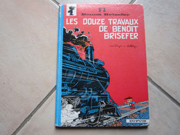 BENOIT BRISEFER N°3 LES DOUZE TRAVAUX DE BENOIST BRISEFER   DUPUIS  PEYO  WALTHERY DOS ROND - Benoît Brisefer