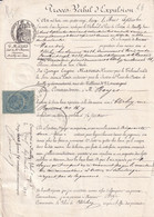 Neuilly Sur Seine Procés Verbal D'Expulsion  1893 - Timbre Cachet 50cen Papier à 60ct Huissiers Et Copies Document Signé - Manuscripts