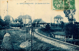 St André Le Gaz * Joli Quartier De La Gare * Ligne Chemin De Fer - Saint-André-le-Gaz