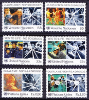 Anti Drugs, Health, Football, United Nations 1987 MNH 3 Sets - Drugs