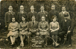 Chanas * Carte Photo * La Classe 1927 * Conscrit Groupe - Chanas