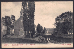 +++ CPA - SILLY - Saint Marcoult - La Chapelle - Attelage  // - Silly