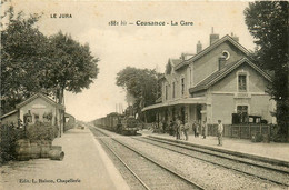 Cousance * Vue Sur La Gare * Arrivée Du Train * Ligne Chemin De Fer * Locomotive - Autres & Non Classés