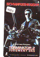 Télécarte Japon * CINEMA * FILM * SCHWARZENEGGER  (4393) TERMINATOR 2  * MOVIE *  JAPAN Phonecard * Kino - Kino