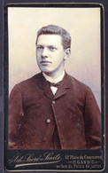 VIEILLE PHOTO CDV  - JEUNE HOMME - Photo Sacré - Smits Gand - Old (before 1900)