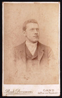 VIEILLE PHOTO CDV  - MONSIEUR AVEC LUNETTES - Photo BOUTE DOOREMAN GAND - Anciennes (Av. 1900)