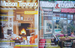 MAISON  Et  TRAVAUX - DECORATION - LOT DE 10 Revues + 4 En Cadeau - Le Tout Pour € 1.00 - House & Decoration