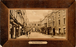 "Framed" Effect Postcard- Stonebow, Lincoln 1910 - Lincoln