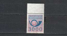 1984 PACCHI IN CONCESSIONE  3000 Lire NUOVO MNH @ - Consigned Parcels