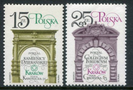 POLAND 1982 Restoration Of Monuments MNH / **.  Michel 2841-42 - Unused Stamps