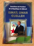 Djibouti Dschibuti 2016 Mi. Bl. 227 Gold Foil Feuille D'or President Ismaïl Omar Guelleh Bloc Souvenir Sheet Block - Gibuti (1977-...)