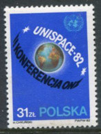 POLAND 1982 UNISPACE Conference MNH / **.  Michel 2816 - Ongebruikt