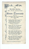 Bertha Saelens  Eerste Communie In De Parochiale Kerk Van Cortemarck Den 2 April 1903 - Kortemark