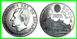 ESPAÑA MONEDA DE PLATA, 2000 PESETAS, REY JUAN CARLOS I AÑO 1995 S/C - 2 000 Pesetas