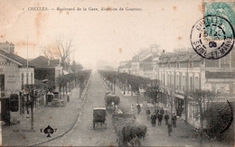 Cpa Chelles Boulevard De La Gare, Direction De Gournay-éditions EBT - Chelles