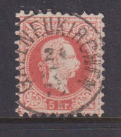 AUSTRIA  -  1867 5k Used As Scan - Usati
