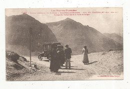 Cp , Automobile , Route Thermalede BAREGES à BAGNERES DE BIGORRE , Col Du TOURMALET , écrite 1928 - Voitures De Tourisme