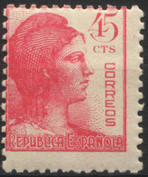 España, 2ª República, 1938, Alegorìa De La República, 40 C., MNH** - Otros & Sin Clasificación