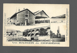 66 CERBERE  UN BAISER  Bureau Des Douanes Gare  Voyageurs - Cerbere
