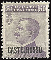 ITALY ITALIA CASTELROSSO 1928 50 CENT. (Sass.7) NUOVO MNH ** OFFERTA! - Castelrosso