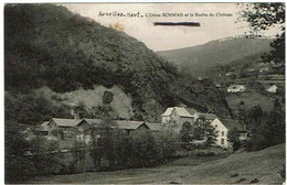 AUXELLES-HAUT  :  L'Usine SCHWAB Et La Roche Du Château - Autres Communes