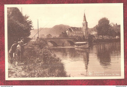 BELGIUM Dinant - Anseremme - CPA - FISHING L'Eglise Et Le Pont Saint Jean NELS UNUSED - Dinant